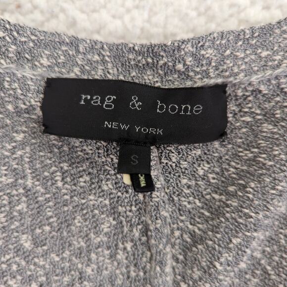 Rag & Bone Norfolk Cardigan Slate Gray Button Front Sweater Women's Size Small - Picture 7 of 10